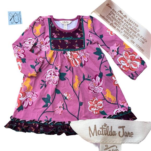 Matilda Jane 28933D Candy Corn Dress Baby Sz 18-24 Months - Picture 1 of 5